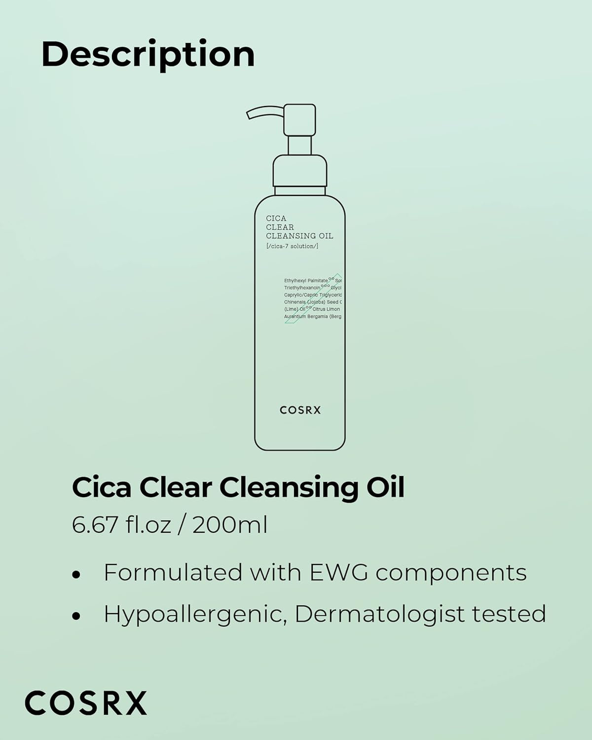 Pure Fit Cica Cleansing Oil